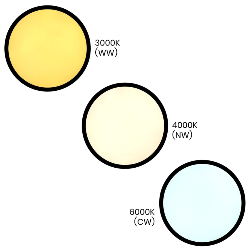 LED Ceiling light MAQ LED/32W/230V 3000/4000/6500K IP40 black