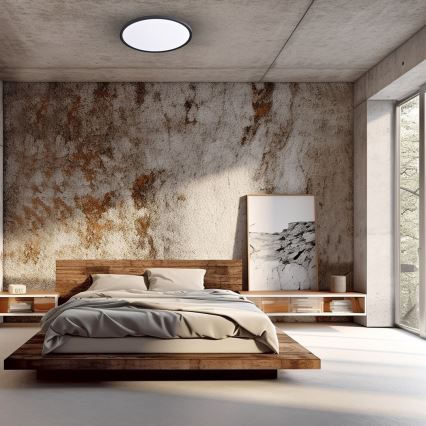 LED Ceiling light MAQ LED/50W/230V 3000/4000/6500K IP40 black