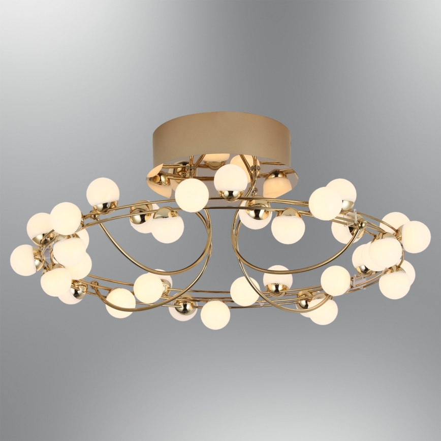 LED Ceiling Light MARS LED/44W/230V 3000K Gold