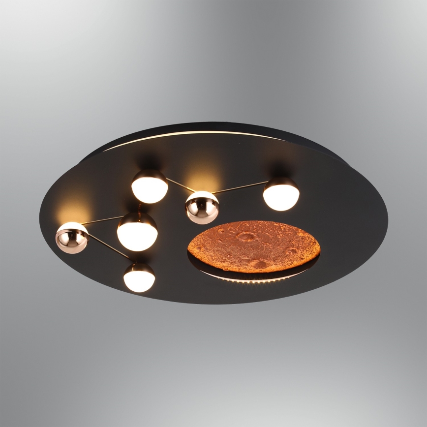 LED Ceiling Light MARS LED/48W/230V 3000K black