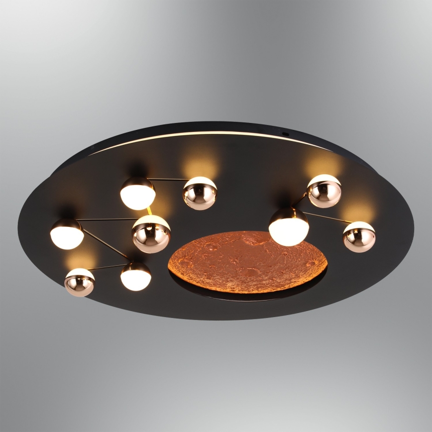 LED Ceiling Light MARS LED/58W/230V 3000K Black