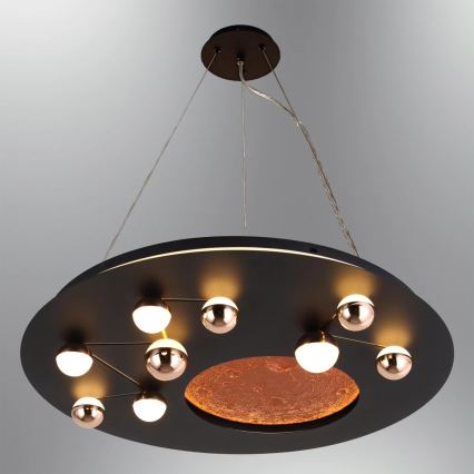 LED Ceiling Light MARS LED/58W/230V 3000K Black