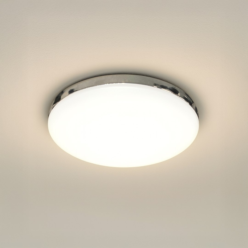 LED Ceiling Light MAYA LED/10W/230V Ø26 cm Polished Chrome