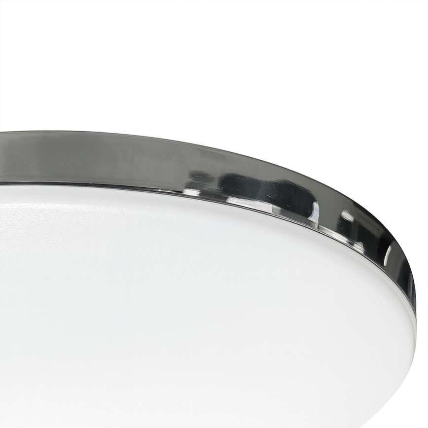 LED Ceiling Light MAYA LED/10W/230V Ø26 cm Polished Chrome