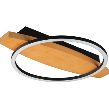 LED Ceiling Light MELISA 12W/230V 30x40 cm, Pine