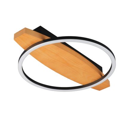LED Ceiling Light MELISA 12W/230V 30x40 cm, Pine