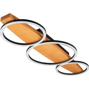 LED Ceiling Light MELISA LED/28W/230V 26,5x70 cm Pine
