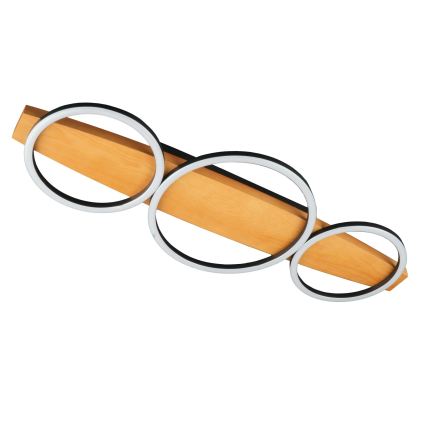 LED Ceiling Light MELISA LED/28W/230V 26,5x70 cm Pine