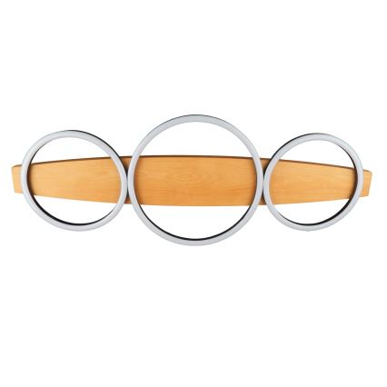 LED Ceiling Light MELISA LED/28W/230V 26,5x70 cm Pine