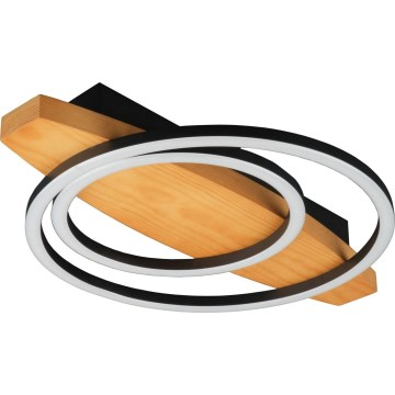 LED Ceiling Light MELISA LED/28W/230V 30x40 cm Pine