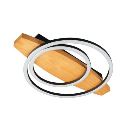 LED Ceiling Light MELISA LED/28W/230V 30x40 cm Pine