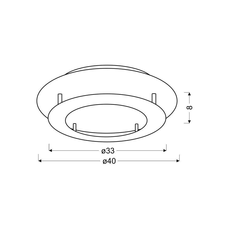 LED Ceiling light MERLE LED/18W/230V