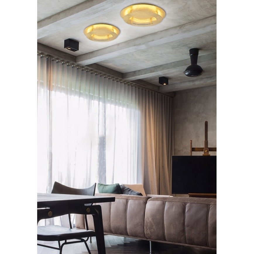 LED Ceiling light MERPLE LED/18W/230V golden