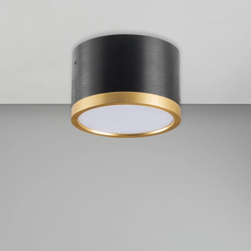 LED Ceiling light MIRELLA 1xGX53/6W/230V black/gold