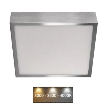 LED Ceiling light NEXXO LED/21W/230 3000/3500/4000K 22,5x22,5 cm matte chrome