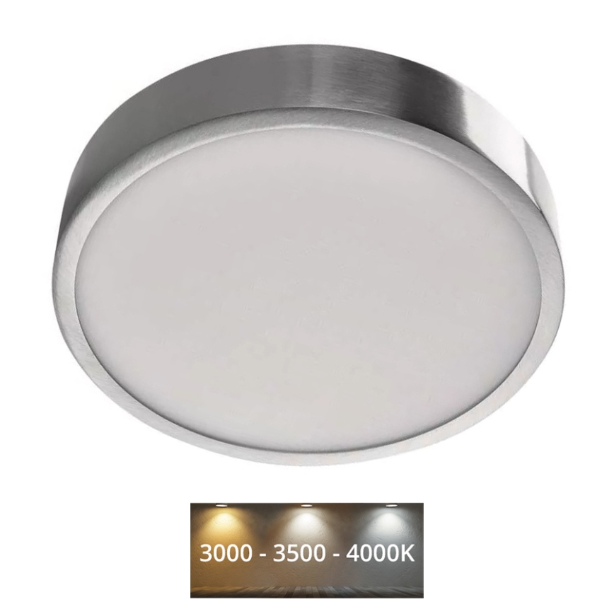 LED Ceiling light NEXXO LED/21W/230V 3000/3500/4000K d. 22,5 cm shiny chrome
