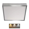 LED Ceiling light NEXXO LED/28,5W/230V 3000/3500/4000K 30x30 cm matte chrome