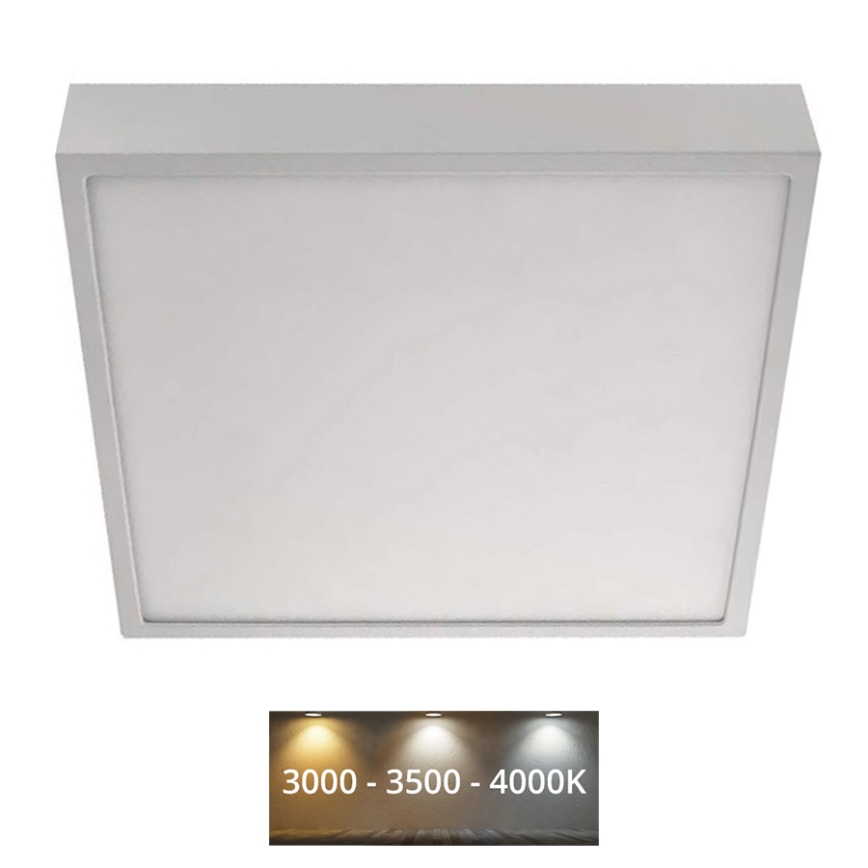 LED Ceiling light NEXXO LED/28,5W/230V 3000/3500/4000K 30x30 cm white
