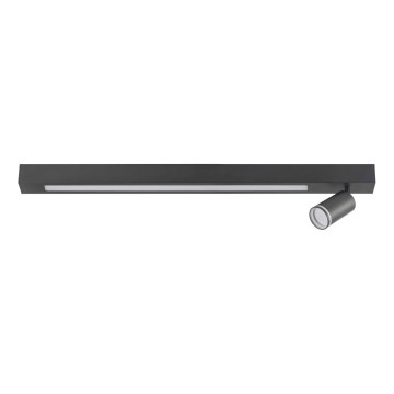 LED Ceiling light PARIS LED/24W/230V + 1xGU10/10W black