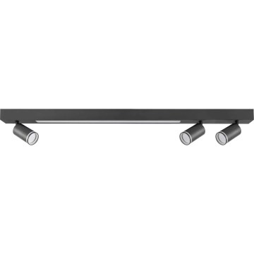 LED Ceiling light PARIS LED/24W/230V + 3xGU10/10W black
