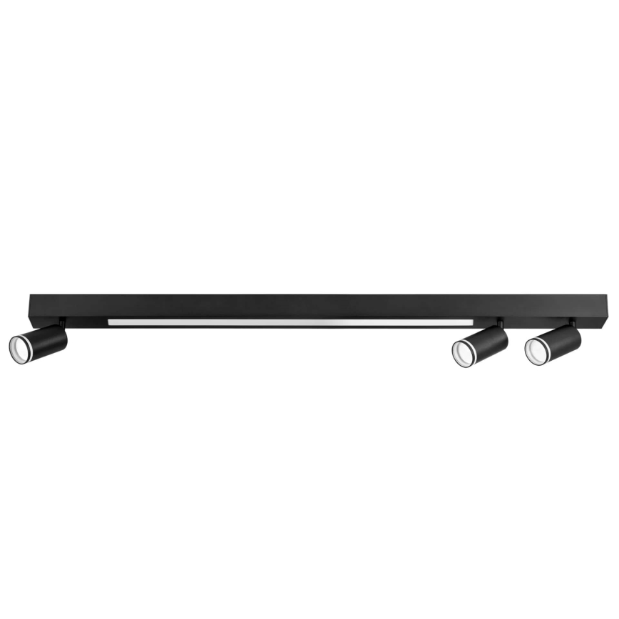 LED Ceiling light PARIS LED/24W/230V + 3xGU10/10W black