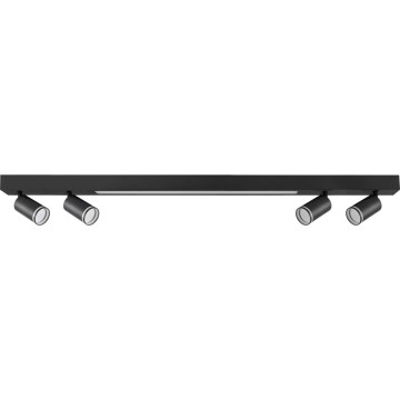 LED Ceiling light PARIS LED/24W/230V + 4xGU10/10W black