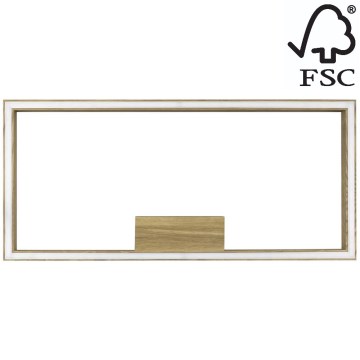 LED Ceiling light RAMME LED/34W/230V matte oak - FSC certified