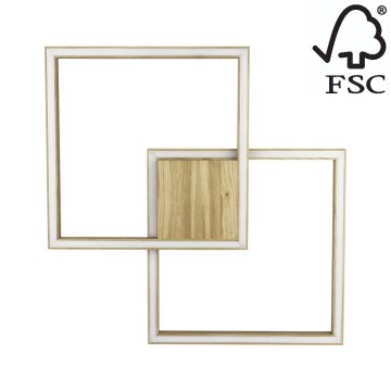 LED Ceiling light RAMME LED/48W/230V matte oak - FSC certified