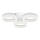 LED ceiling light RING 3xLED/12W/230V white