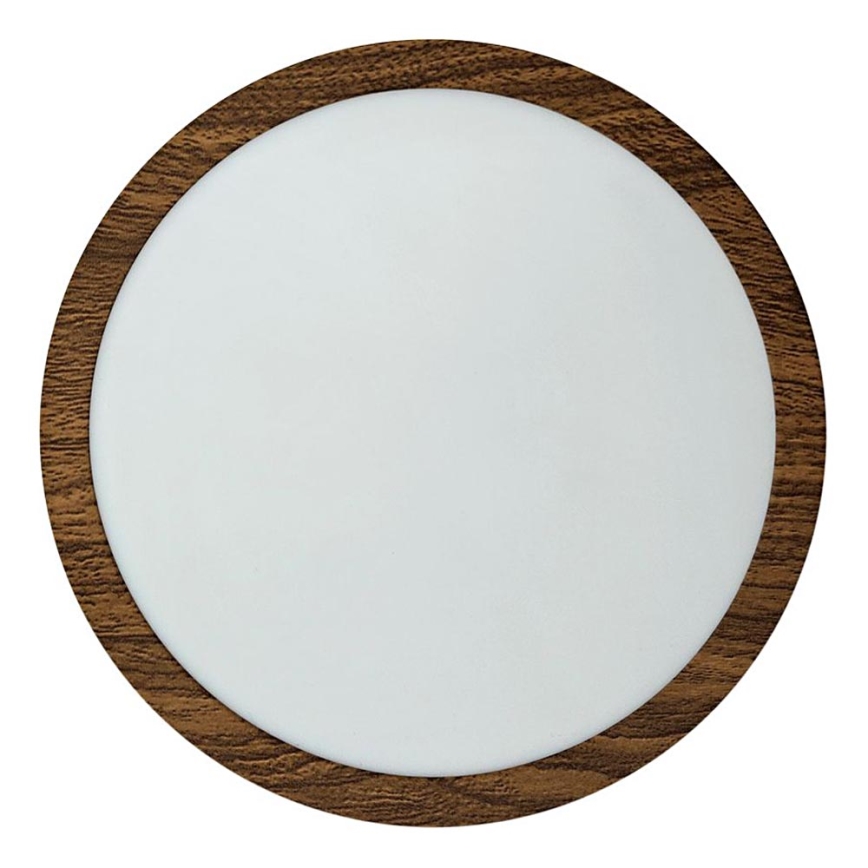 LED Ceiling light RING LED/18W/230V 4200K d. 21 cm brown