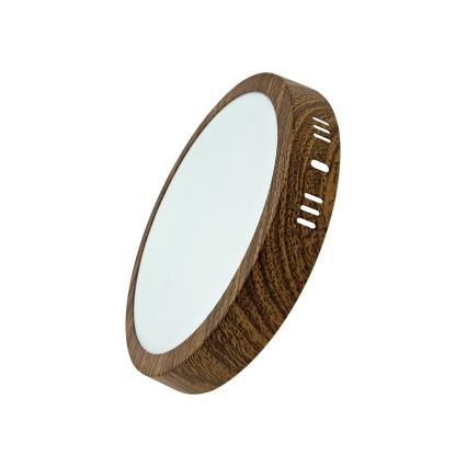 LED Ceiling light RING LED/18W/230V 4200K d. 21 cm brown