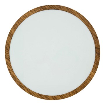 LED Ceiling light RING LED/24W/230V 4200K d. 28,5 cm brown