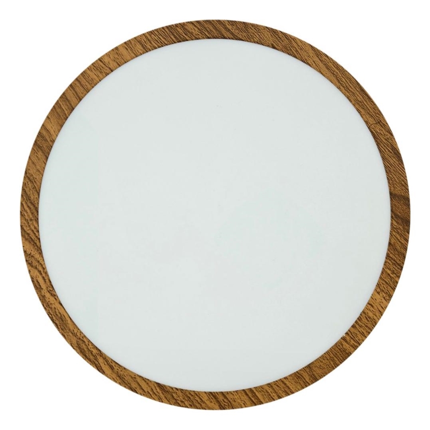LED Ceiling light RING LED/24W/230V 4200K d. 28,5 cm brown
