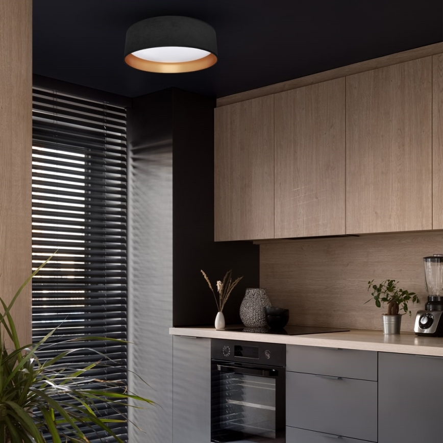 LED Ceiling light RONDO LED/18W/230V black