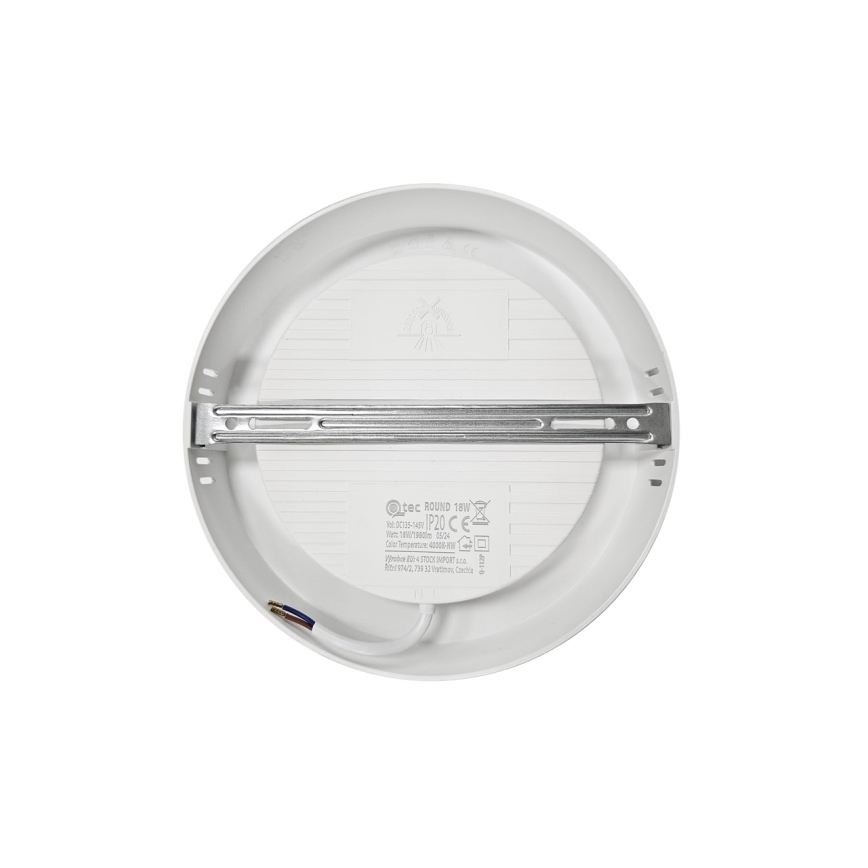 LED Ceiling light ROUND LED/18W/230V 4000K d. 21,5 cm white