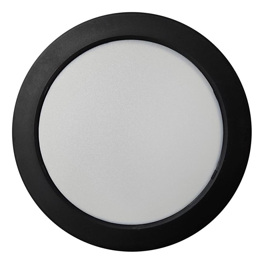 LED Ceiling light ROUND LED/18W/230V 4000K d. 21,7 cm black