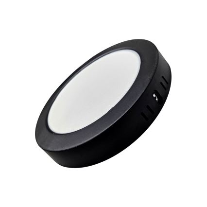 LED Ceiling light ROUND LED/18W/230V 4000K d. 21,7 cm black