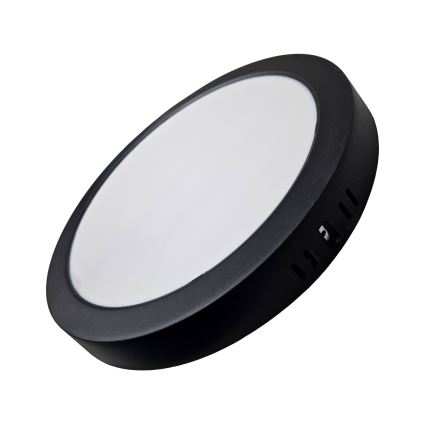 LED Ceiling light ROUND LED/24W/230V 4000K d. 28,8 cm black