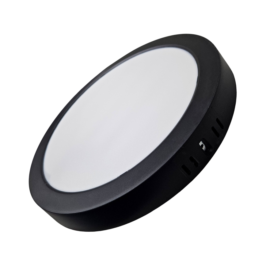 LED Ceiling light ROUND LED/24W/230V 4000K d. 28,8 cm black