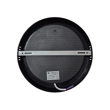 LED Ceiling light ROUND LED/24W/230V 4000K d. 28,8 cm black