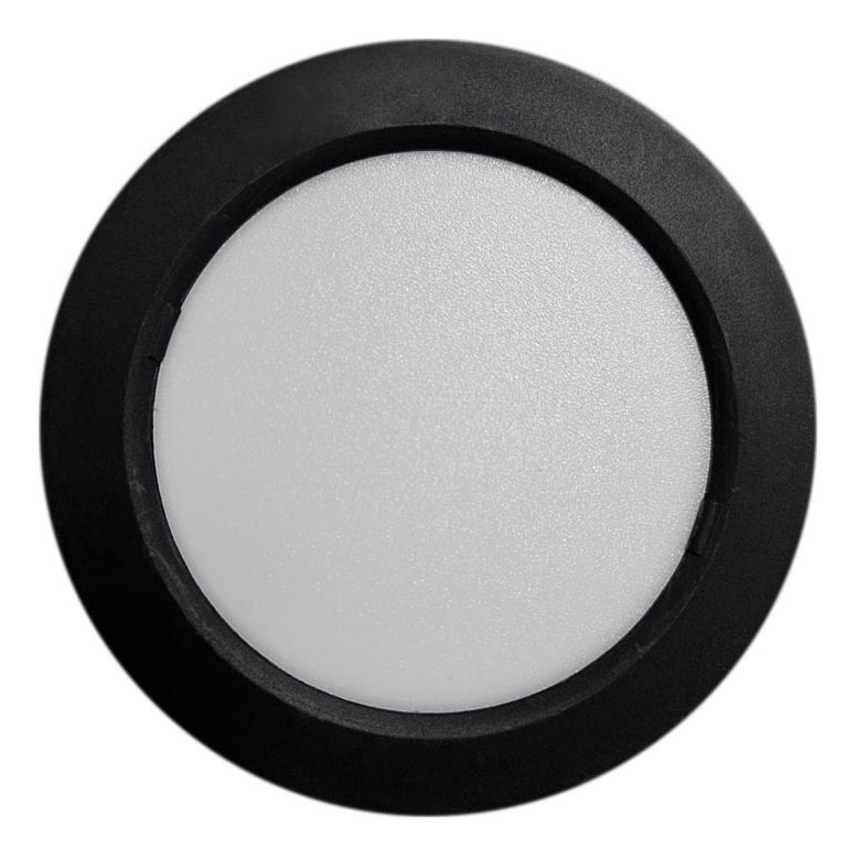 LED Ceiling light ROUND LED/6W/230V 4000K d. 12,1 cm black