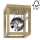LED Ceiling light ROY 1xGU10/5W/230V matte oak - FSC certified