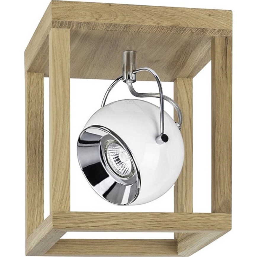 LED Ceiling light ROY 1xGU10/5W/230V matte oak