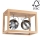LED Ceiling light ROY 2xGU10/5W/230V matte oak - FSC certified