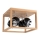 LED Ceiling light ROY 4xGU10/5W/230V matte oak