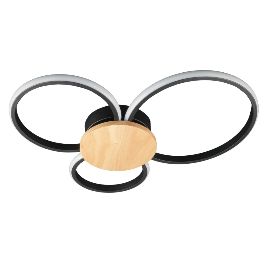 LED Ceiling Light SABINA LED/38W/230V rubberwood