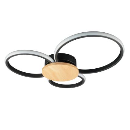 LED Ceiling Light SABINA LED/38W/230V rubberwood