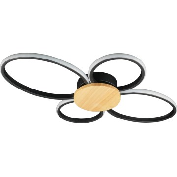 LED Ceiling Light SABINA LED/38W/230V Rubberwood