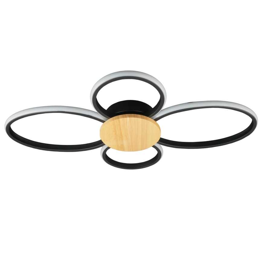 LED Ceiling Light SABINA LED/38W/230V Rubberwood