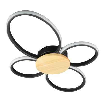 LED Ceiling Light SABINA LED/38W/230V Rubberwood